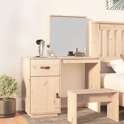 Sminkebord 95x50x134 cm heltre furu