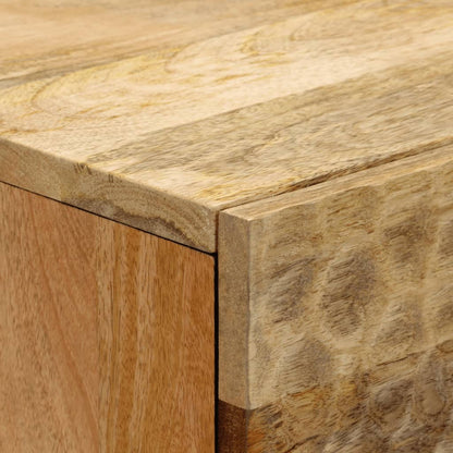 Nattbord 2 stk 40x33x46 cm heltre mango
