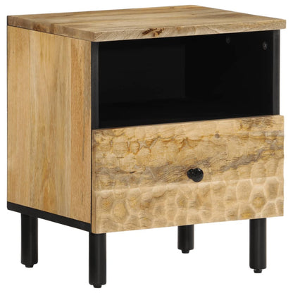 Nattbord 2 stk 40x33x46 cm heltre mango