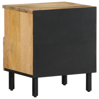 Nattbord 2 stk 40x33x46 cm heltre mango