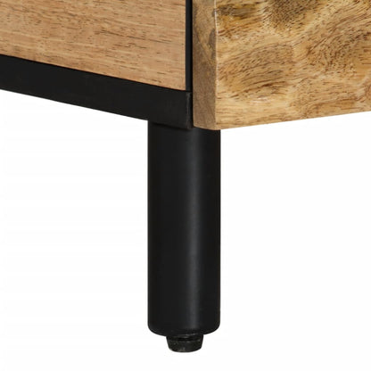 Nattbord 2 stk 40x33x46 cm heltre mango
