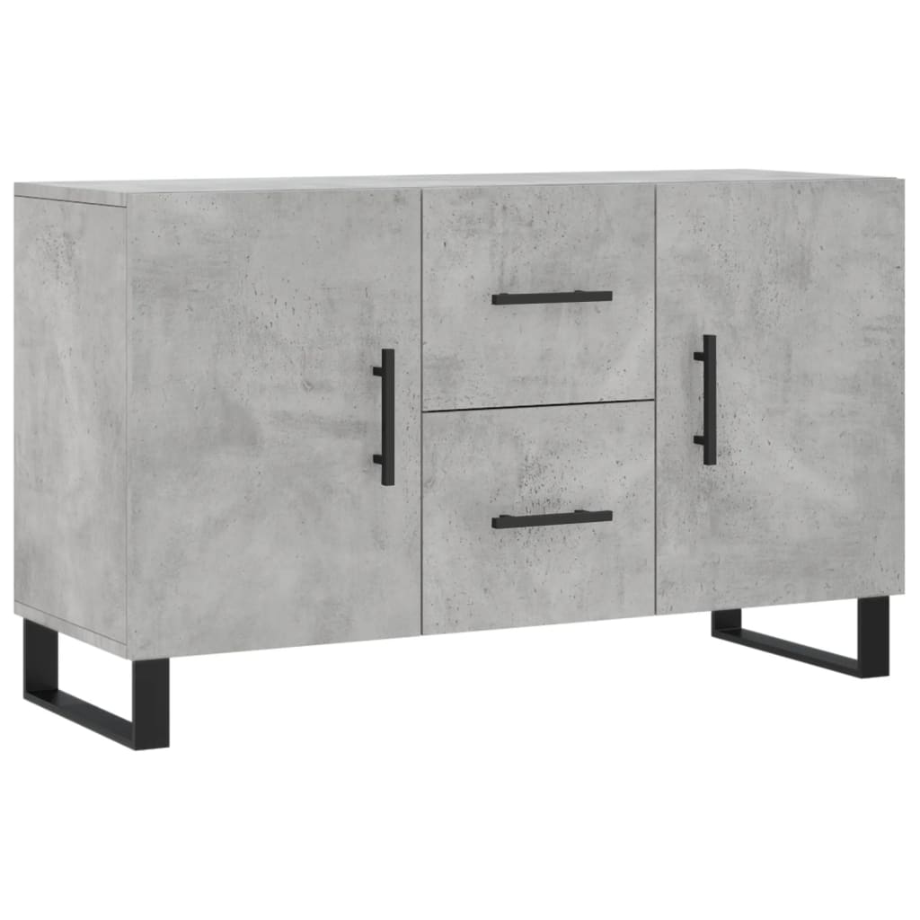 Skjenk betonggrå 100x36x60 cm konstruert tre