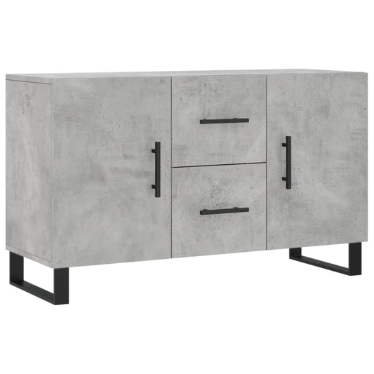 Skjenk betonggrå 100x36x60 cm konstruert tre