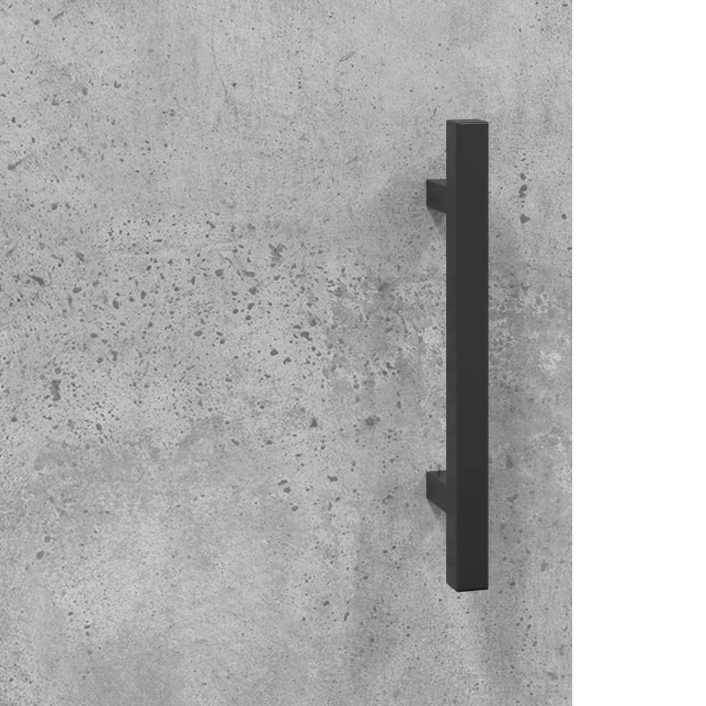 Skjenk betonggrå 100x36x60 cm konstruert tre