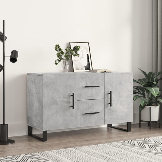 Skjenk betonggrå 100x36x60 cm konstruert tre