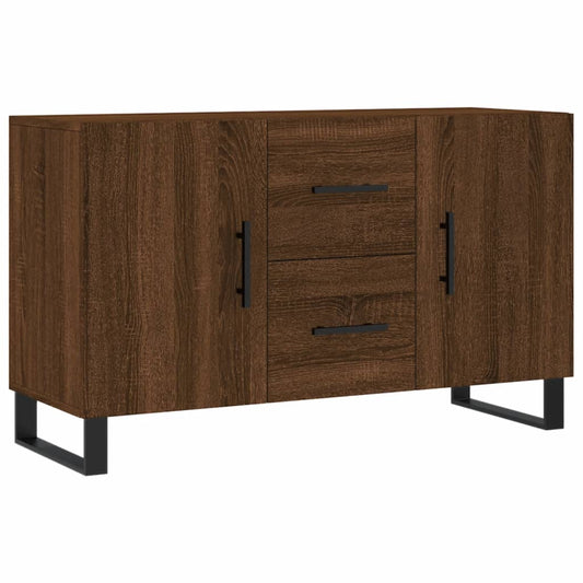 Skjenk brun eik 100x36x60 cm konstruert tre