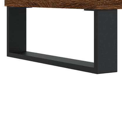 Skjenk brun eik 100x36x60 cm konstruert tre