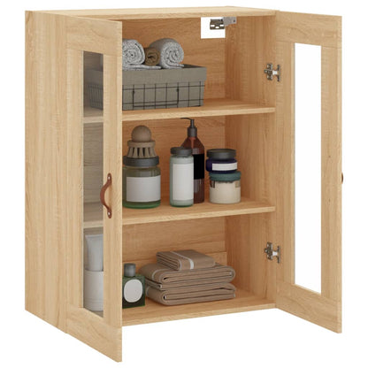 Veggskap sonoma eik 69,5x34x90 cm