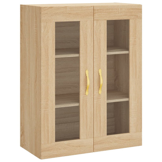 Veggskap sonoma eik 69,5x34x90 cm