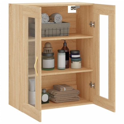 Veggskap sonoma eik 69,5x34x90 cm