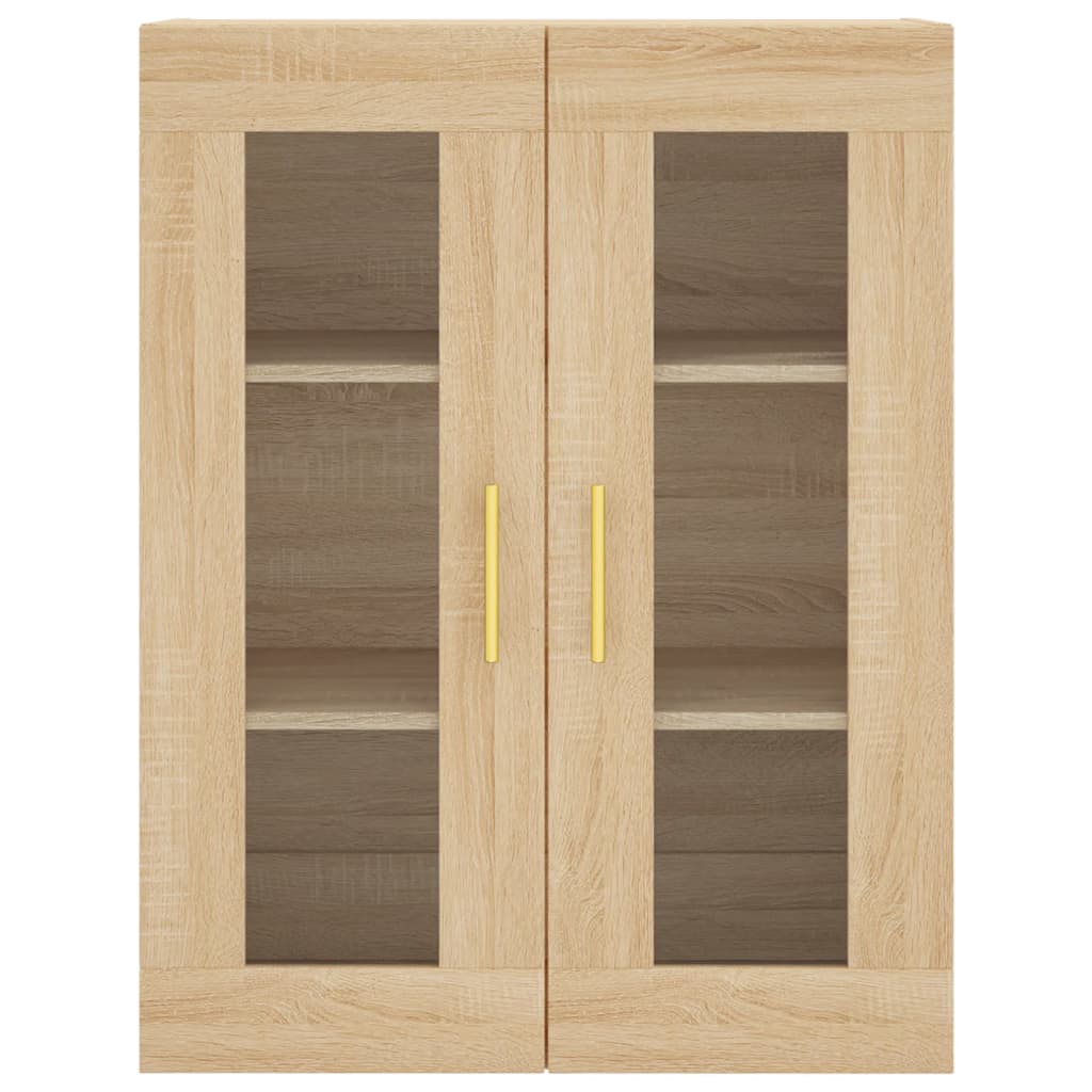 Veggskap sonoma eik 69,5x34x90 cm