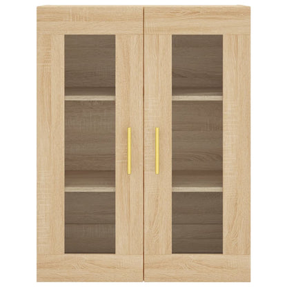 Veggskap sonoma eik 69,5x34x90 cm