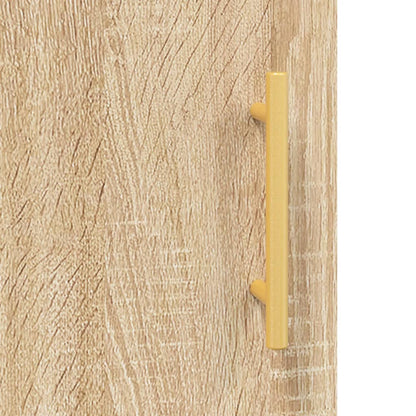 Veggskap sonoma eik 69,5x34x90 cm
