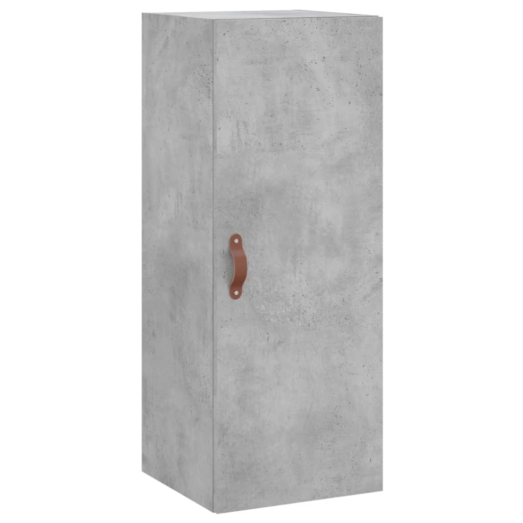 Veggskap betonggrå 69,5x34x90 cm