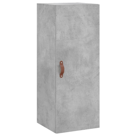 Veggskap betonggrå 69,5x34x90 cm