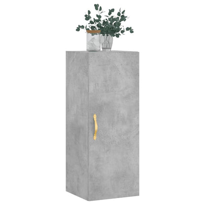 Veggskap betonggrå 34,5x34x90 cm