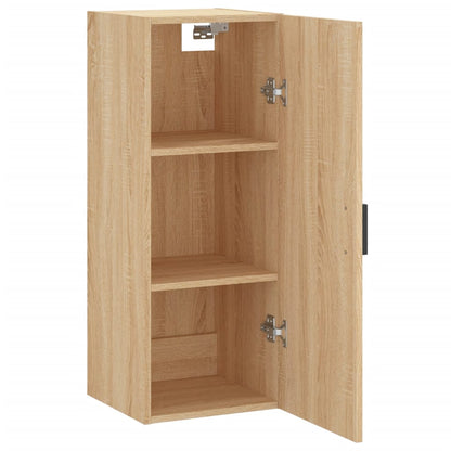 Veggskap sonoma eik 34,5x34x90 cm
