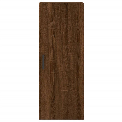 Veggskap brun eik 34,5x34x90 cm