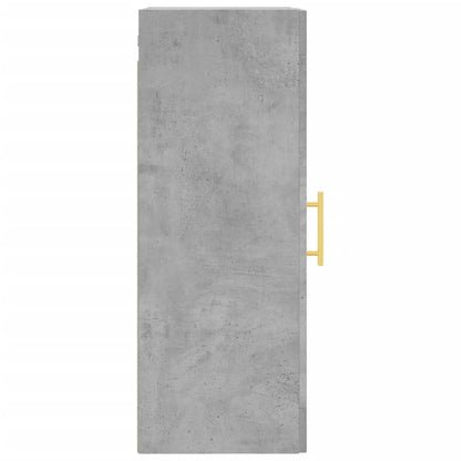 Veggskap betonggrå 69,5x34x90 cm