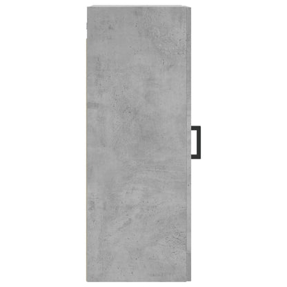 Veggskap betonggrå 69,5x34x90 cm