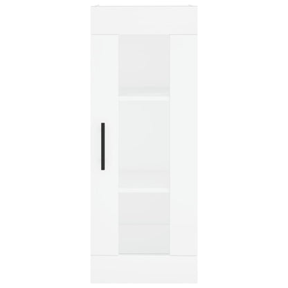 Veggskap hvit 34,5x34x90 cm