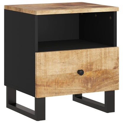 Nattbord 2 stk heltre mango og konstruert tre