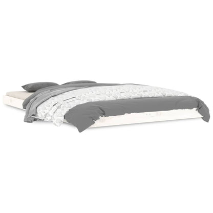 Sengeramme hvit 120x190 cm 4FT Small Double heltre furu