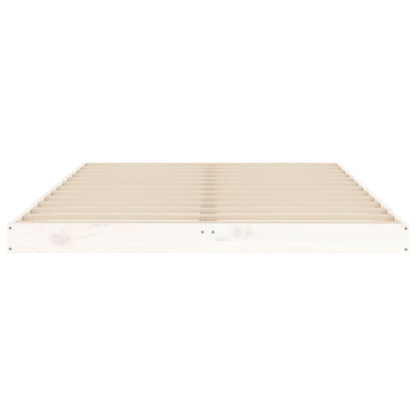 Sengeramme hvit 120x190 cm 4FT Small Double heltre furu