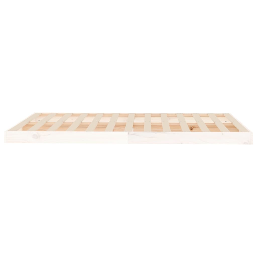 Sengeramme hvit 120x190 cm 4FT Small Double heltre furu