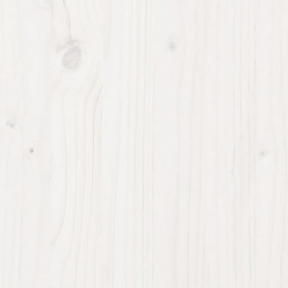 Benk hvit 110x41x76,5 cm heltre furu