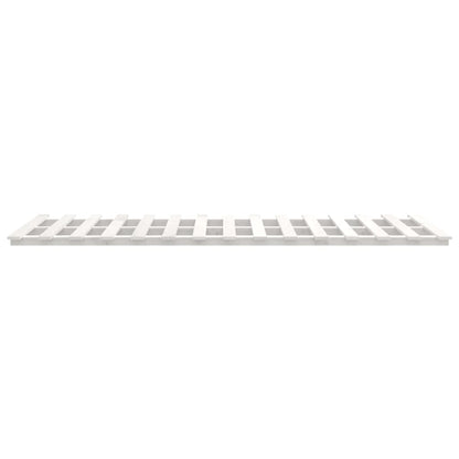 Sengeramme hvit 140x190 cm heltre furu