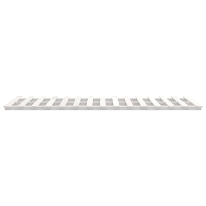 Sengeramme hvit 135x190 cm heltre furu