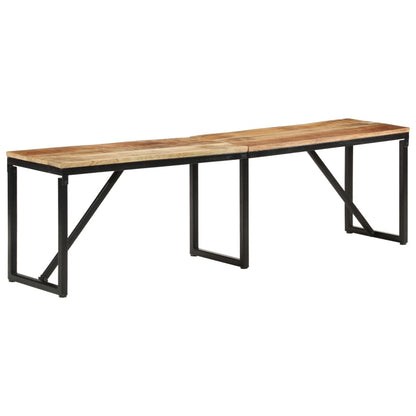Benk 160x35x46 cm heltre mango