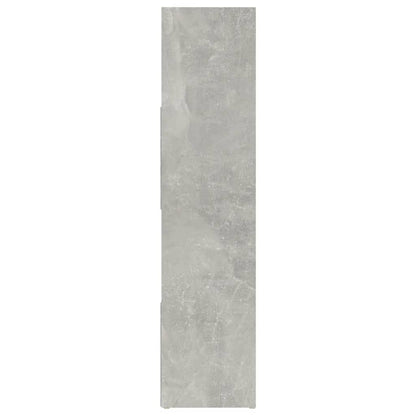 Bokhylle/romdeler betonggrå 105x24x102 cm