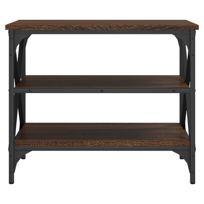 TV-benk brun eik 60x40x50 cm konstruert tre