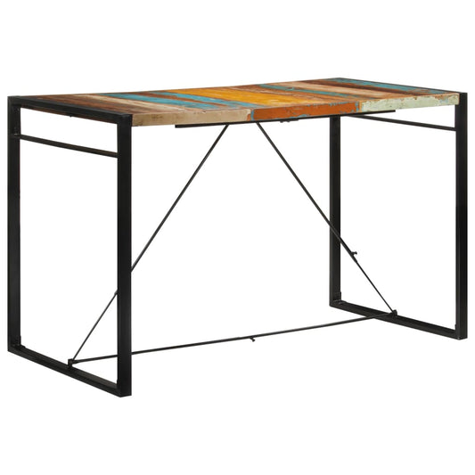 Barbord 175x90x110 cm gjenvunnet heltre