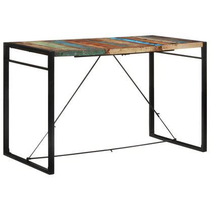 Barbord 175x90x110 cm gjenvunnet heltre