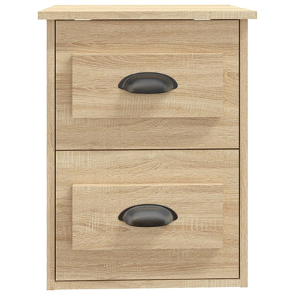 Veggmontert nattbord sonoma eik 41,5x36x53 cm
