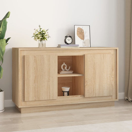 Skjenk sonoma eik 102x35x60 cm konstruert tre