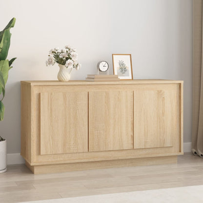 Skjenk sonoma eik 102x35x55 cm konstruert tre