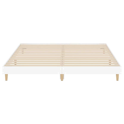Sengeramme hvit 120x200 cm konstruert tre