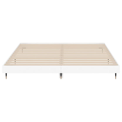 Sengeramme hvit 120x200 cm konstruert tre