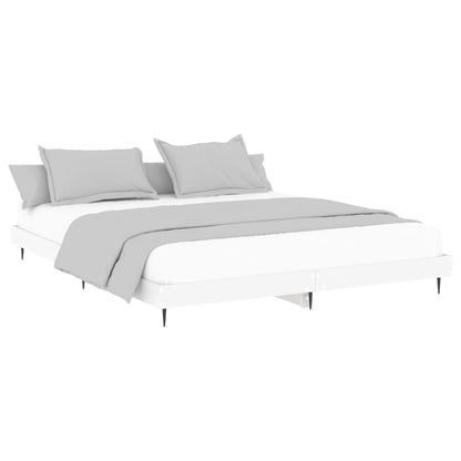 Sengeramme hvit 120x200 cm konstruert tre