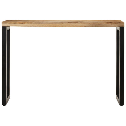 Konsollbord 110x35x76 cm grovt heltre mangotre