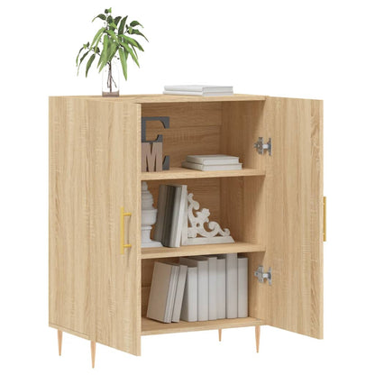 Skjenk sonoma eik 69,5x34x90 cm konstruert tre