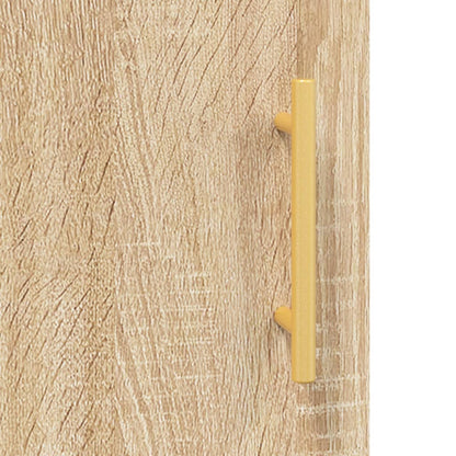 Skjenk sonoma eik 69,5x34x90 cm konstruert tre