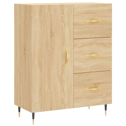 Skjenk sonoma eik 69,5x34x90 cm konstruert tre