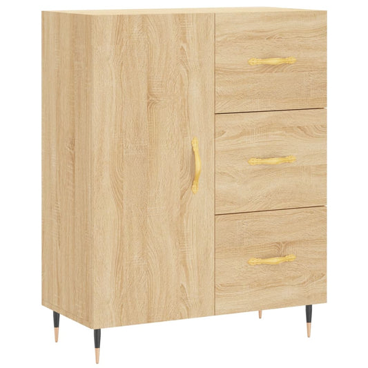 Skjenk sonoma eik 69,5x34x90 cm konstruert tre