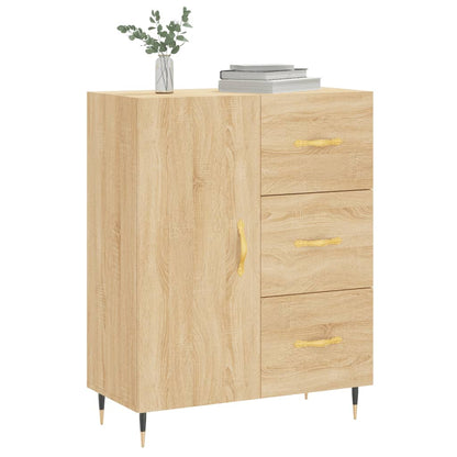 Skjenk sonoma eik 69,5x34x90 cm konstruert tre