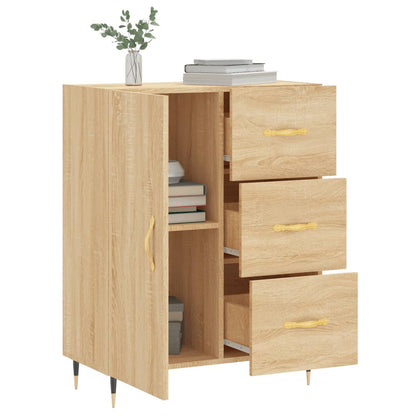 Skjenk sonoma eik 69,5x34x90 cm konstruert tre